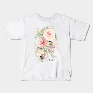 Best mom ever watercolor florals Kids T-Shirt